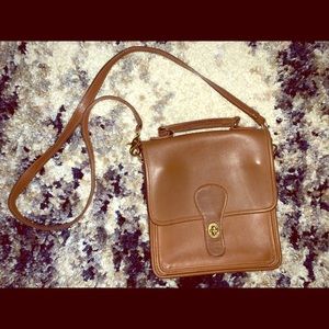 Vintage Coach Tan Crossbody